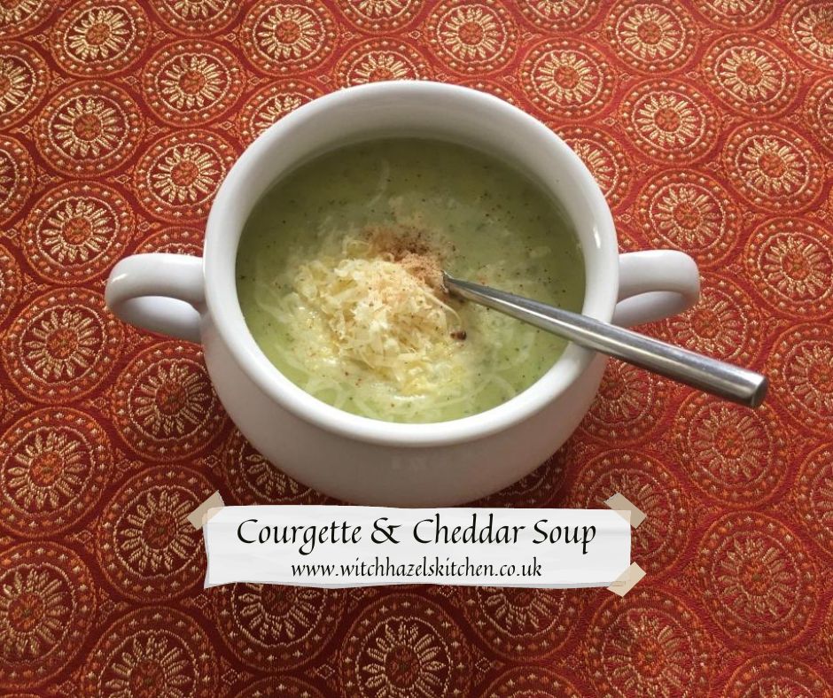 Courgette and Cheddar Soup